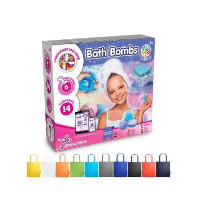 BATH BOMBS KIT V - Giocattolo educativo fornito con una borsa regalo pieghevole in 190T