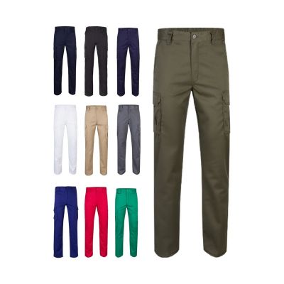 VL LUGH - Pantaloni elasticizzati con diverse tasche (240g/m²), in cotone (46%), EME (38%) e poliestere (16%)