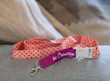 nachhaltige lanyards bedrucken