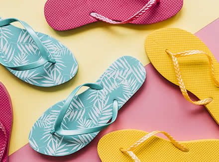 personalisierte flip flops und zehensandalen